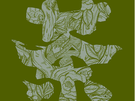 一些茶元素插画