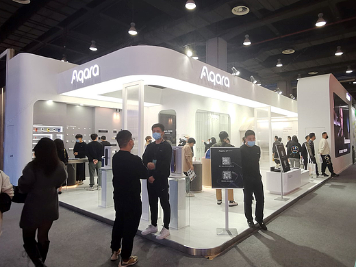 展台设计，展会照片，展览设计，（上百个简约风格参考01）图片由【三模网】分享