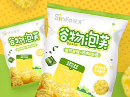 象亚设计X叮咚熊自然谷物健康泡芙