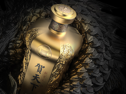 贺天下·朝贺礼 | 传世酱香 同贺天下-白酒包装设计