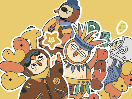 企鹅梦想家族IP形象及周边