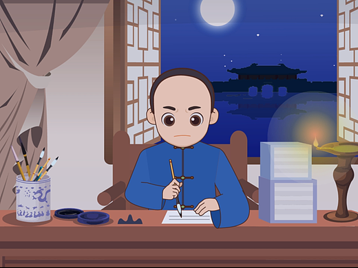 人物传记中的插图_素材网站_图片免费下载-zcool站酷