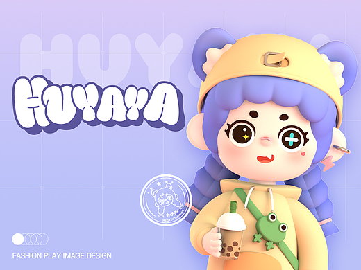潮玩IP形象设计- HUYAYA