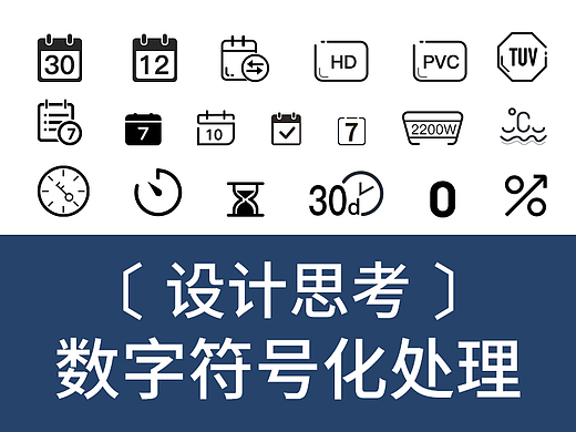 图标思考 数字时间符号化处理