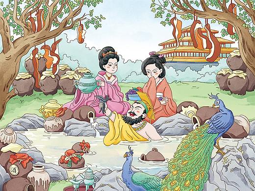 童书插画  《少年趣读智囊》 已出版