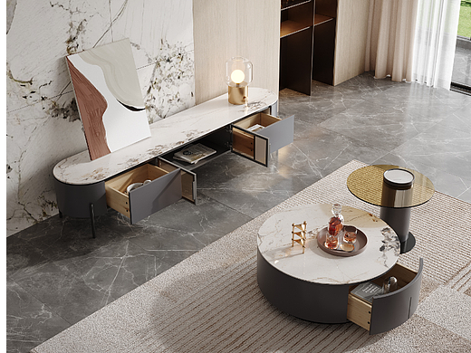 茶几电视柜电商渲染