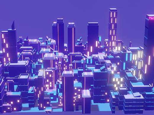 Blender练习-几何节点/赛博城市