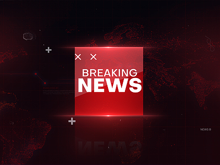 AE模板|简洁动态组合大牌突发新闻发布动画全屏标题