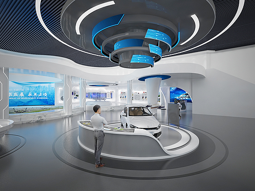 多媒体互动展厅的设计细节介绍-叁尺设计