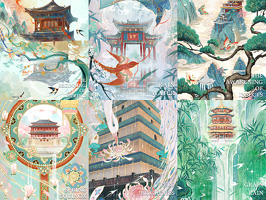 二十四节气插画·春季篇