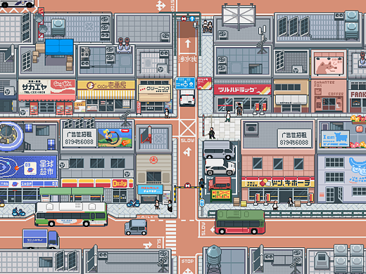 【像素城市】城市的建设与绘制方法