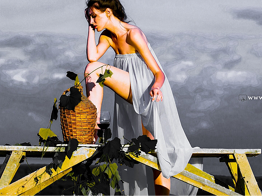 素描绘画效果制作PS动作