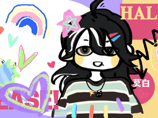 微信表情包平台插图设计