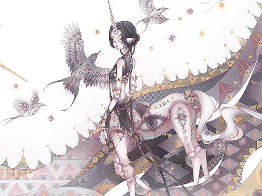 插画｜山海经｜䑏疏