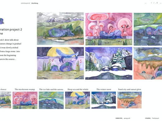 插画首饰｜用插画绘本来述说首饰的故事（大学毕设）