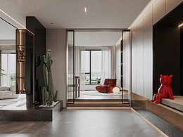 现代清新空间表现