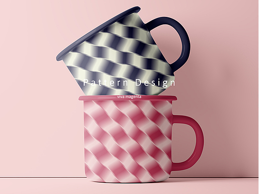 PANTONE2023非凡洋红丨渐变棋盘格