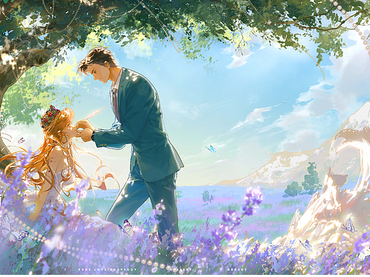 插画稿 |  薰衣草的故乡