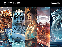 AMD&永乐宫《古今共筑“芯”世界》系列创意设计