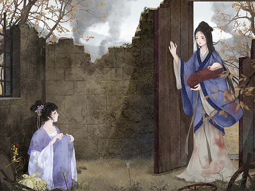 有草木兮春不荣，人似兽兮食臭腥（个人主页-ZNjE0Nzk1ODA=） - 创作习作 - 站酷设计师小地瓜0_0原创素材 - 站酷ZCOOL