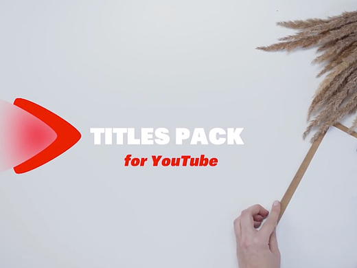  YouTube 标题包PR模板