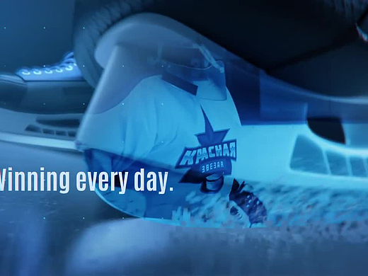 AE模板 | 高清版 3D 冰球元素体育曲棍球频道的开场白