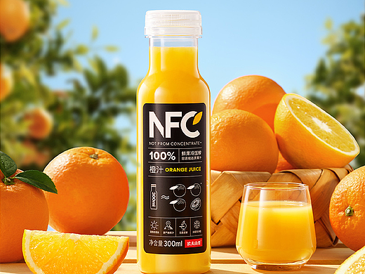 <<农夫山泉>>NFC果汁详情页视觉案例分享