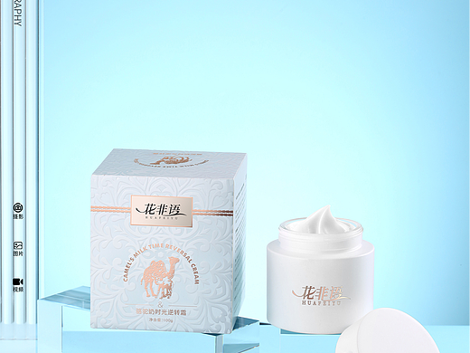化妆品 护肤品  面霜精修场景  医美风格 广州摄影公司