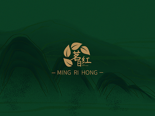 茗日红LOGO提案设计