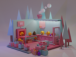 blender建模场景练习 X 舟一