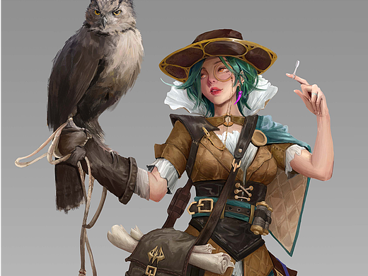 RS角色设计实体班|2021夏季班|学员作品（个人主页-ZNjUyNzU4NDg=） - 游戏原画 - 站酷设计师赤鳞原创素材 - 站酷ZCOOL