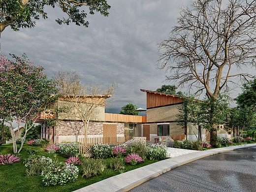 山林之间民宿景观设计