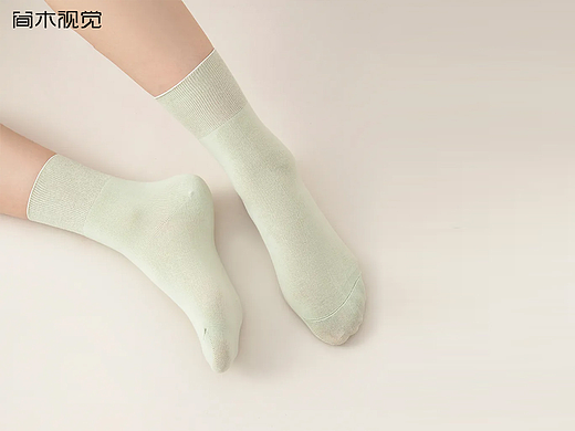 女士袜子平面摄影丨简木视觉 女袜上脚图模特图拍摄