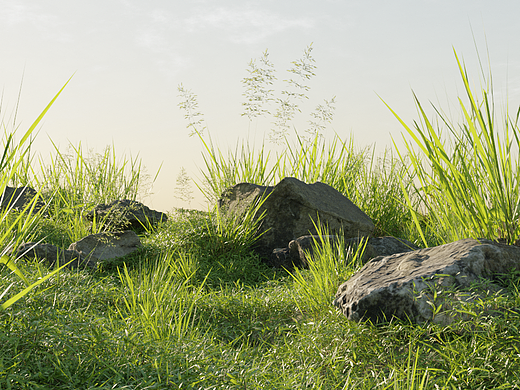 Blender-几何节点草地练习