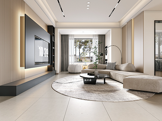 现代风格 | 简约舒适，是理性与温情的相遇！
