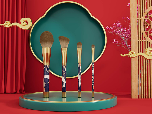 国潮化妆品（个人主页-ZNjI2Mjk0MjA=） - 产品 - 站酷设计师妍可爱原创素材 - 站酷ZCOOL