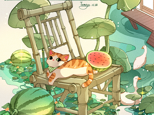 分镜风插画-summer