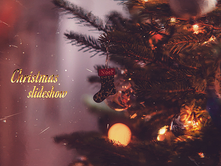 AE模板|圣诞节创意图像视频新年开场片头预告片片头