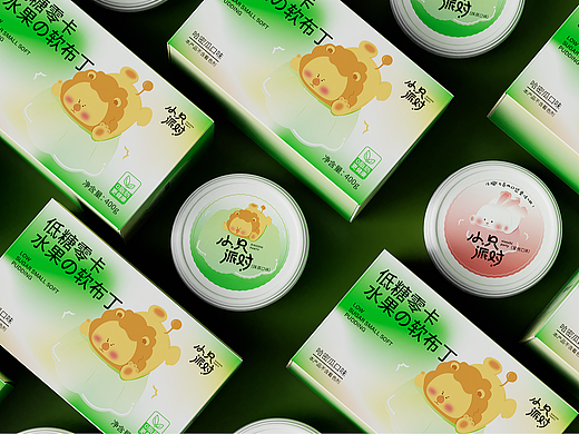 小只派对布丁包装|举个栗子新年礼盒包装