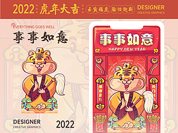 虎年新年插畫