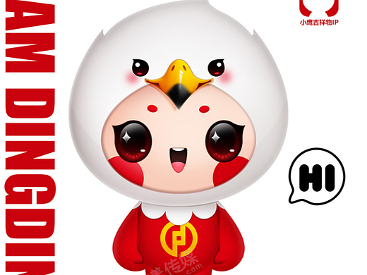平顶山银行吉祥物设计 金融机构卡通形象IP设计