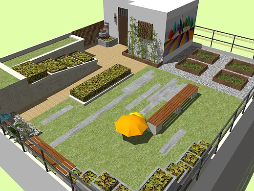 社区天台微公园