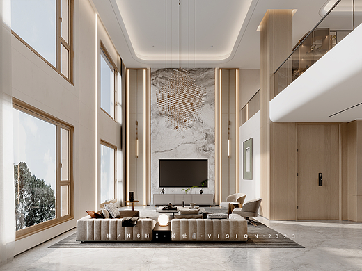 现代简约别墅一瀚世表现