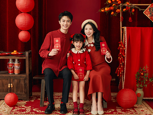 《元旦新年亲子照》