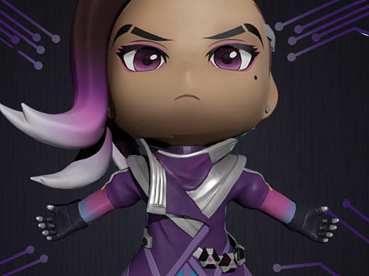 q版守望先锋:黑影