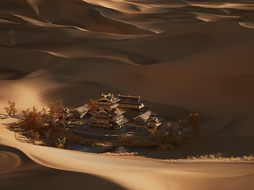 Mercedes AMG GT-R PRO & 沙漠