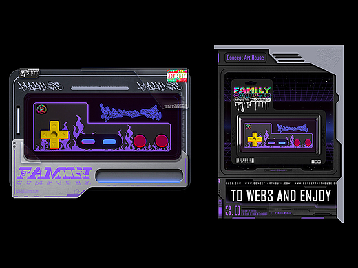 PLAY 4 LIFE｜红白机概念海报