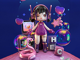 C4DIP人物建模渲染