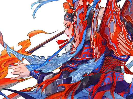插画 | 刀马旦