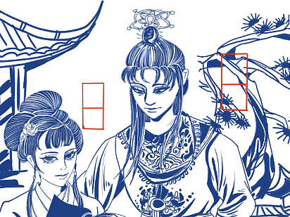 “苏情桃苑”桃花坞主题木刻年画设计